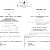 Seminar Leaflet 2001