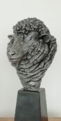 Cold Cast Aluminium Sheep by Steve Massam